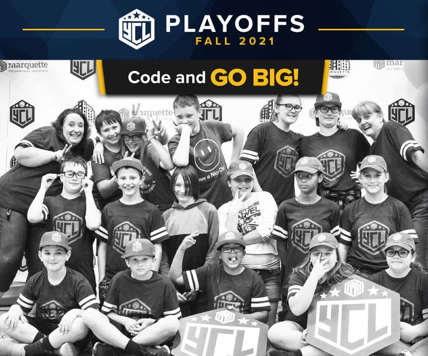 Code and Go Big YCL Playoffs banner