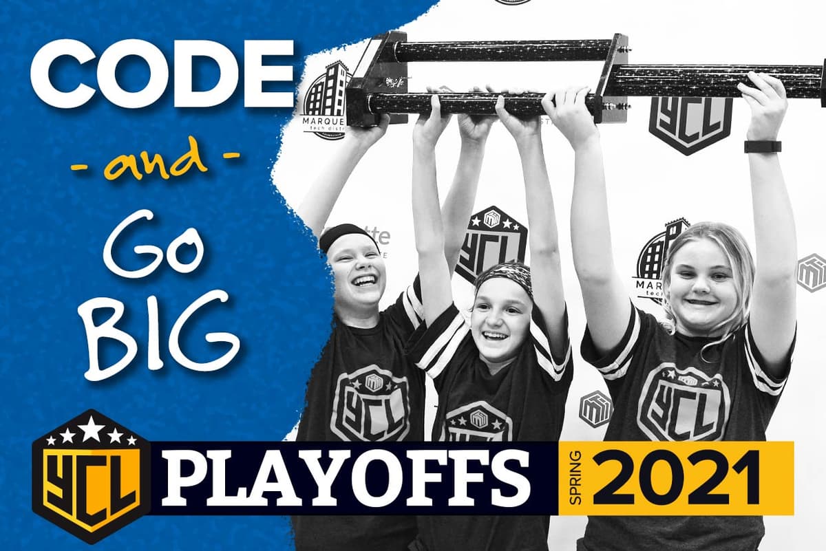 Code and Go Big YCL Playoffs banner